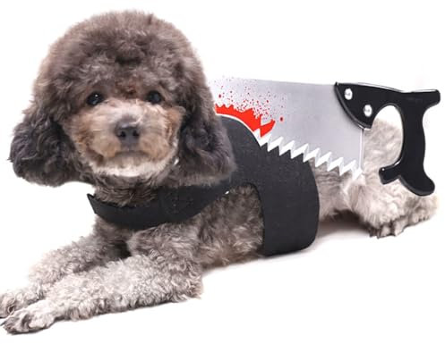 Cat Costume Scary Axe Lightweight Decorative for Halloween Dog Cosplay Funny Pet Party Clothes Felt Soft