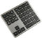 PAMENET Clavier Numérique Bluetooth 2.4G Clavier Numérique Sans Ultra-fin Clavier Numérique Rechargeable USB pour iOS Android Fenêtre Noir