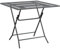 SDWEHO7 Gartentisch aus Streckmetall, 80x80x72 cm klappbar Terrassentisch Balkontisch Wetterfest Garten Balkon Esstisch, Anthrazit