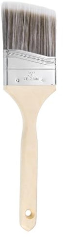 sourcing map Paint Brush 3 Reusable Variety Angle Brushes Paint for All Latex Oil Painting Walls Home Improvement
