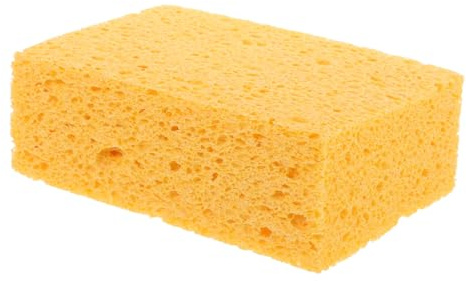 Didiseaon Reusable Lightweight Yellow Cellulose Sponge for Kitchen Cleaning Thickened Microwave Steam Oven Cleaning Sponge Block Sturdy Dishwashing for Household Use