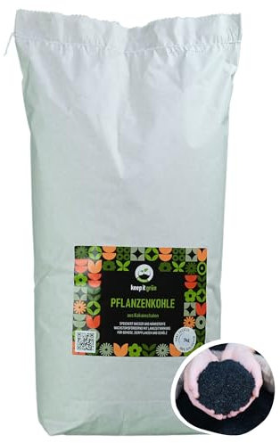 reine Pflanzenkohle - 7kg (23l) | hochwertige Premium Qualität ohne Zusätze | optimale Körnung | Biokohle - Biochar | natürlicher Bodenverbesserer für Garten, Trenntoilette, Tierstall & Terra Preta