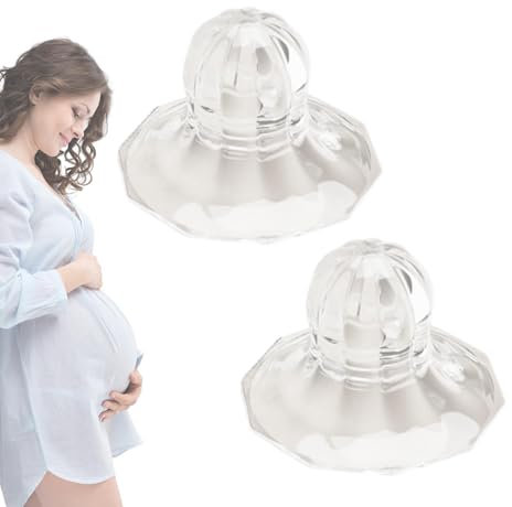 Ventose per capezzoli, estrattore per capezzoli - 1 paio di dispositivi per capezzoli elastici | Correttore per capezzoli invertiti, ventosa per capezzoli, ventose per capezzoli per mamma che allatta