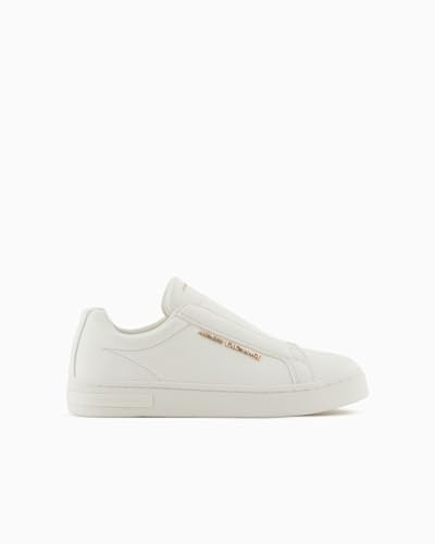 Armani Exchange Damen London, Metal Gold Logo, Slip On Sneaker