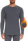 AKKQHH Thermoshirt Herren Thermo Oberteil Longsleeve Langarmshirt Thermounterwäsche Skiunterwäsche Warm Unterwäsche Männer Funktionsunterwäsche Winter(Dunkelgrau,L)