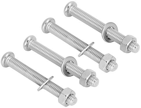 Swimming Pool Step Fastener, Fastener, Underwater Ladder 4 Sets Bolts Nut Ladders Stainless Steel for Replacement of E Tor Fasteners Parts 7mm