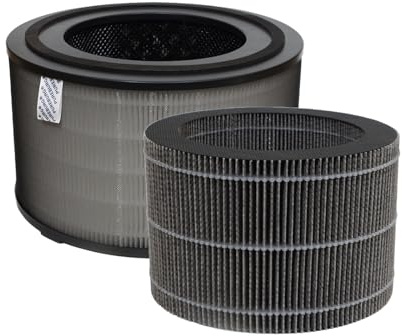 PUREBURG Ersatzfilter-Set kompatibel mit PHILIPS AC3421/13, 3400 Serie Luftreinigung und -befeuchtung 2-in-1 FY3400 FY3401, HEPA und Befeuchtungsfilter Aktivkohle