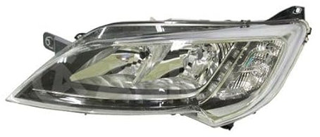 Set Hauptscheinwerfer Scheinwerfer H7 Led mit Motor + Set Satz Links und Rechts Kompatibel mit Fiat Ducato 250 2014-> von Autoteile Gocht