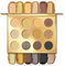 Yamobi Tavolozza Ombretti Dorate a 12 Colori, Tinte Glitter e Matte, Ombretto Nudo Neutro Smokey, Make-up Occhi Dorati Scintillanti(A)
