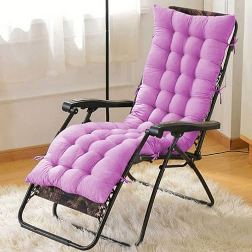 Outdoor Hochlehner Kissen rutschfest und dick Lavendel Lila Chaiselongue Kissen (90 x 40 cm)