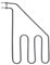 Srliya Sauna -Heizelement, Elektroheizkomponente aus Edelstahl Sorgt für eine Schnelle Erwärmung für Heimsaunen, Edelstahl, SAV 1500W (SAV-1500W)