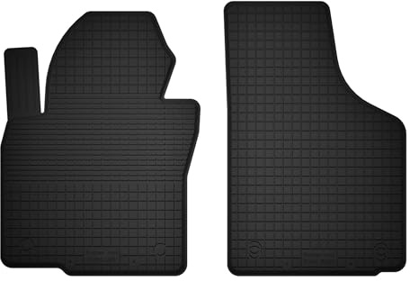 Wielganizator Gummimatten vorne passend für Volkswagen Caddy 2K FL (2010-2015) Minivan | 2-teiliges Set, nur vorn | bessere Passform als universelle Matten | Schwarz