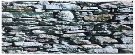 WWPMNQD Hintergrunddekor für Aquarien Fisch PVC Aufkleber Hintergrund Poster Dekorative Stonewalling Gemälde Landschaft Bild for Aquarium Fische(61X30cm)