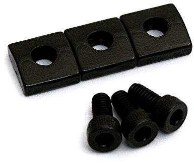 Allparts BP 0116-003 Sattelklemmeblock 3 Stück für Floyd Rose Ersatz und Kleinteile für E-Gitarre