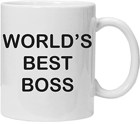 Acen Merchandise World's Best Boss Tazza da tè per colazione/regalo di compleanno per papà/zio/mamma