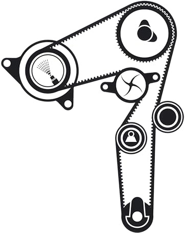 SKF VKMC 02194 Timing belt and water pump kit