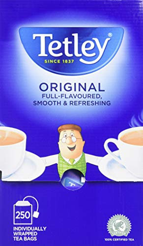 Tetley Tea Bags with Envelopes (Pack of 250)