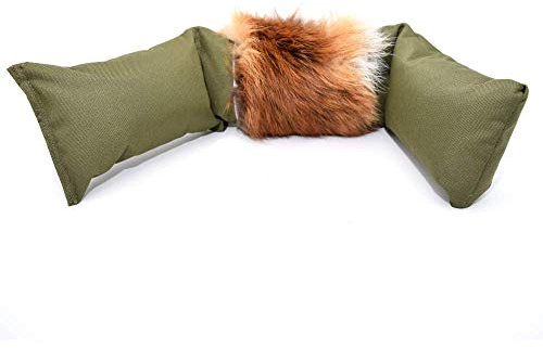 FIREDOG Fuchsdummy | Dummy mit echtem Fuchsfell | Dreiteilig für das Apportiertraining | 4000g