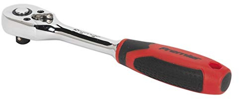 Sealey Ak8946 Ratchet Wrench 1/4Sq Drive Pear-Head Flip Reverse