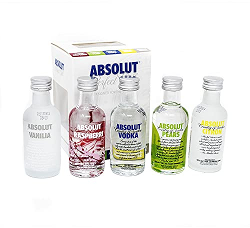 Absolut Perfect Chill Freezer Vodka Miniature Gift Set - 5 x 5cl