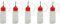 5pcs x Empty Plastic Squeezable Liquid Dropper Filling Bottles E-Juice Needle Tip LDPE (10ml)
