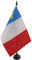 AZ FLAG - Tischflagge Akadien - 21x14 cm - Akadien Tischfahne 14 x 21 cm - Flaggen