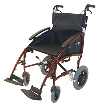 Transport-Rollstuhl mit Trommelbremse Drive Medical D-Lite 12,5'' 45 cm Sitzbreite