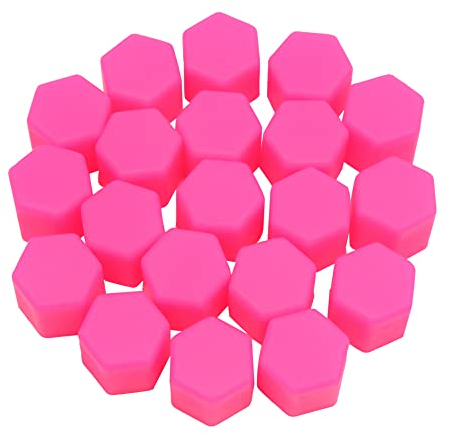 sourcingmap 20stk. 17mm Universal Radschraubenkappen Radschrauben Radmuttern Kappen Abdeckkappe Bolzen Nabenschraube Abdeckung Schutzkappe für Auto