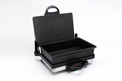 SHOV KONTAKTGRILL MULTIGRILL TANDUR ELEKTRO GRILL TOASTER MIT ODER OHNE KASSEROLLE TAVA & GRANIT ODER TEFLON ZUR AUSWAHL (Granit + Kasserolle)