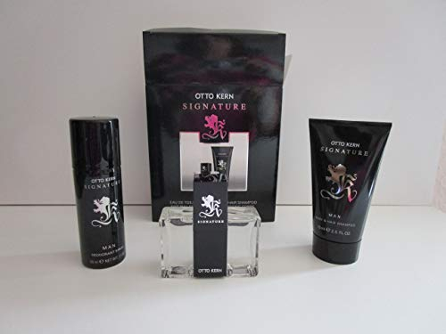 Otto Kern Signature Man Geschenkset 30 ml Eau de Toilette Spray + 75 ml Shower Gel + 50 ml Deo