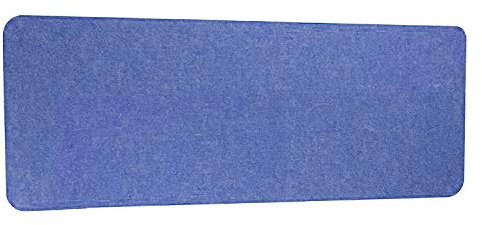iMount Acoustic Desk Privacy Screen Sound Absorbing Noise Reduction Modesty Panel140x35cm - Blue