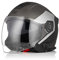 ORIGINE Casque Bluetooth Moto Jet Casque Scooter avec Double Visière Homologué ECE