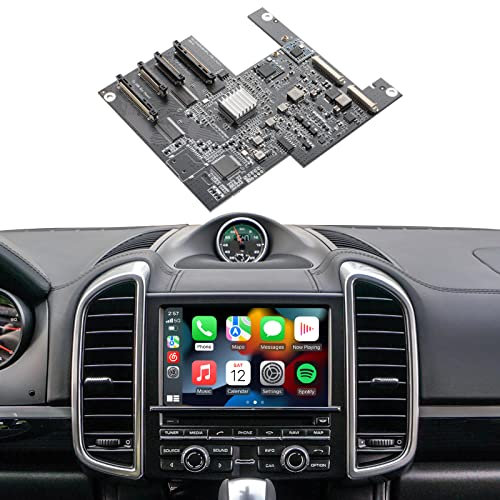 ISUDAR Gen 3 PCM 3.1 Wireless Carplay & Android Auto Module for Porsche Panamera Cayenne Macan Cayman Boxster 911 718 Support Reverse Camera Parking Sensor Mirror Link Steering Wheel Control