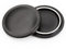 Black Ceramic Coffee Mug Lids, 2 Pieces, Black Ceramic Lid for 11 oz Mug, Mug Cover to Keep Warm & Dust-proof for Hot and Cold Liquids, Outside Diameter 8.4cm, Internal Diameter 7.3cm.
