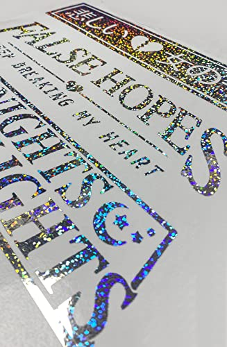 Japanische Auto Aufkleber JDM Sticker Oilslick Set Sadgrilz Japan Maske (Oilslick Glitzer)
