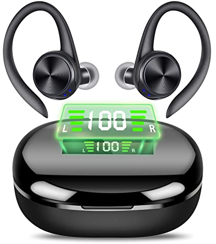 BROTHER INTERNATIONAL CORPORAT Bluetooth Kopfhörer,Kopfhörer Kabellos in Ear mit Mikrofon,Bluetooth Kopfhörer Sport,HiFi Stereoklang,USB-C Quick Charge,Noise Cancelling,IPX7 Wasserdicht,48H Spielzeit
