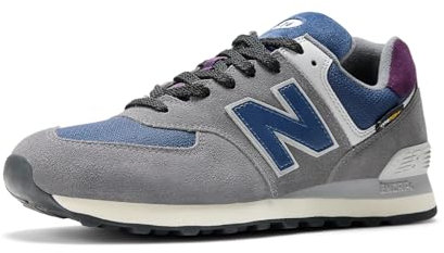 New Balance Herren 574 V2 Sneakers, Grau/Marineblau, 41.5 EU