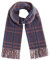 TOM TAILOR Damen 1037719 Schal mit Karomuster, 32427-navy orange Check Woven, OneSize