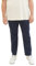 TOM TAILOR Herren 1039928 Slim Fit Chino Hose aus Stretch Piqué mit Gürtel, 32374-navy Zig zag Structure, 46/32