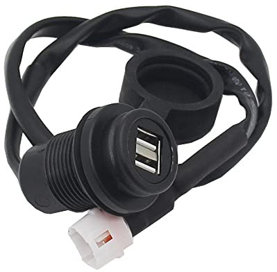 Motorcycle Dual USB Charger Plug Socket Adapter For YAMAHA MT09 2017-2021 MT-09 SP XSR900 Tracer 900 MT07 XSR700