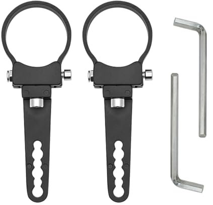 2PCS Light Bar Mounts Bracket,Aluminum Light Tube Clamp Mounting Bracket for Road Vehicles Car Truck Boat