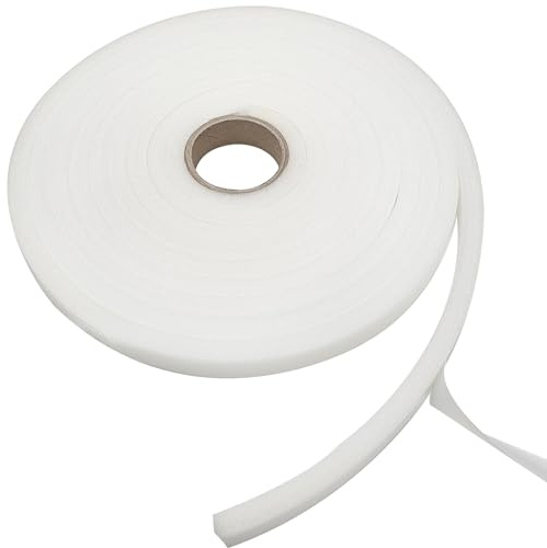 NADOtec PU - Schaumstoffband, Kompriband, Klebeband Weiß, einseitig selbstklebend - 30 mm x 10 mm. Länge: 5 m Dichtungsband Türen, Fenster uvm.