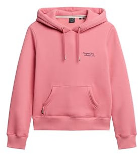 Superdry Sweatshirt à capuche Essential pour femme, Camping Pink, 38