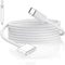 Korllo USB C Type C to Mag 3 Magnetic Cable 3m/10ft Silver -For MacBook Air, Pro & More, with Organizer & Cord Management