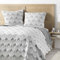 douceur d'intérieur, Couvre-Lit Matelassé (220 x 240 cm) Faustine, Jersey Microfibre