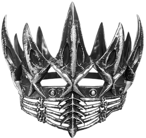 PACKOVE Goth-Krone Metall Gothic-Kopfschmuck Vintage-Tiara Krähenkrone Stirnband Cosplay Göttinnenkrone Fotografie Kopfbedeckung Dekorativ Für Karneval Abschlussball Halloween Party