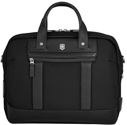 Victorinox Architecture Urban2 Briefcase, Business-Aktentasche, Tragetasche/Umhängetasche, Trolley-Riemen, Damen/Herren, 16 l, Schwarz