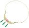 JUSONGKWCP Tagebücher Apothekerin Halskette Anime Figur Maomao Cosplay Necklace Accessories Grüne Edelstein Anhänger Jewelry