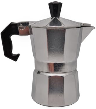 FAST WORLD SHOPPING ® Caffettiera Napoletana 6 Tazze Struttura In Alluminio Moka Express Macchina Caffè Espresso Macchinetta Coffee