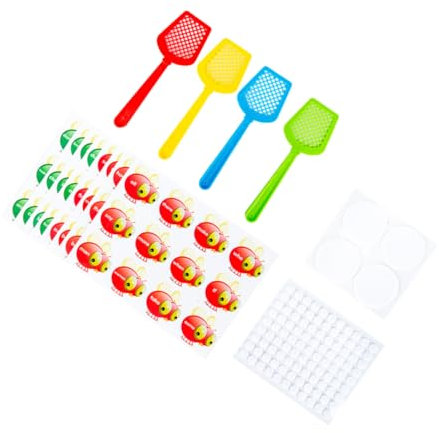 Vaguelly 1 Satz Klatsche Brettspiel Alphabet-Karten-Spielzeug Wortspiel sehen Wörter Flash-Karten sehen englisch Lernen Toys Belohnungsspielzeug Lehrmittel Kinderspielzeug Papier